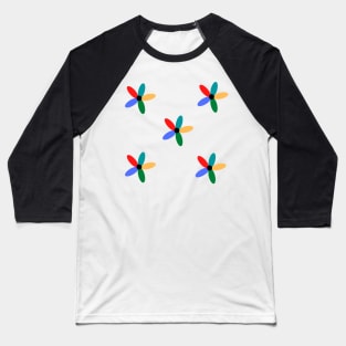 Bib Flower Baseball T-Shirt